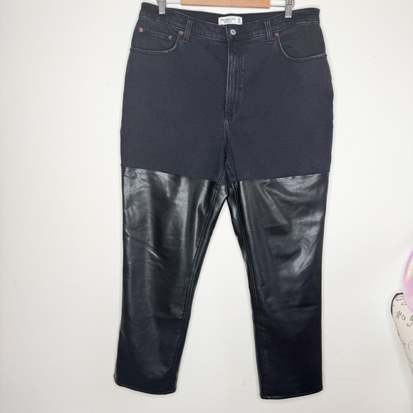 Abercrombie & Fitch Black Straight Leg Jeans - Picture 1 of 8
